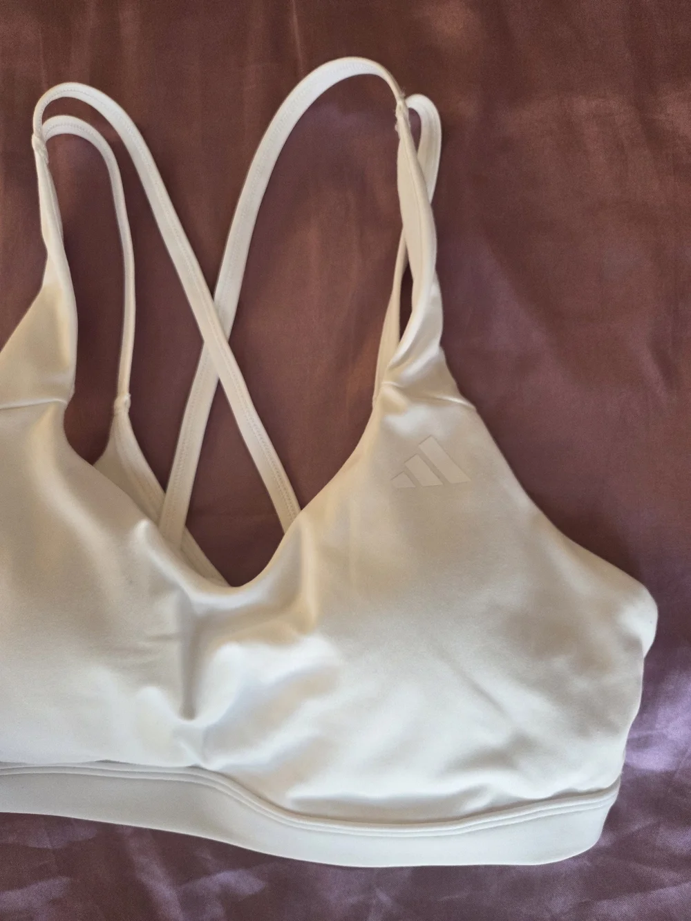 Adidas Women’s White Strappy Sports Bra
